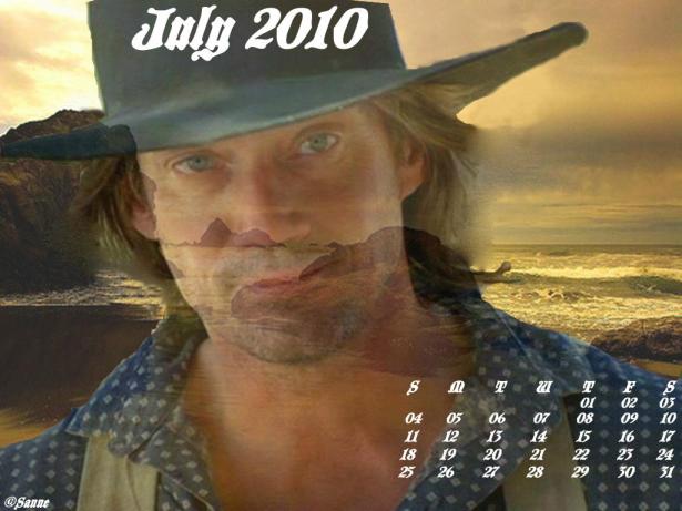 july calendars. Kevin Sorbo July calendars by